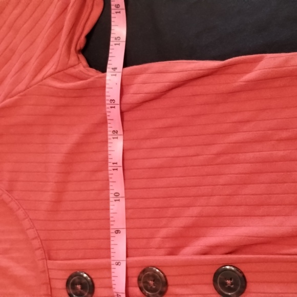 Woman's Crop Top by Say Any Thing Small Burnt Orange - Picture 3 of 8